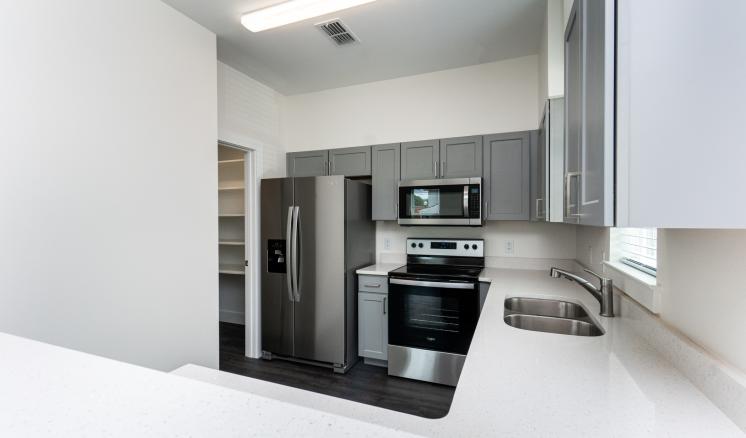 Image of a residence hall kitchen.