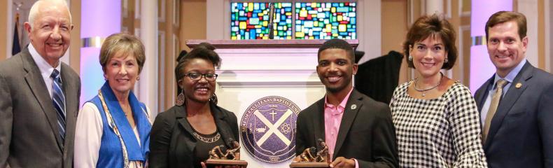 ETBU students recognized for Christian servant leadership