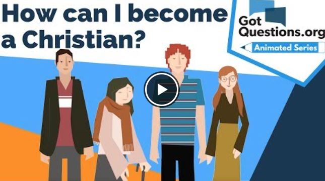 How can I become a Christian Video