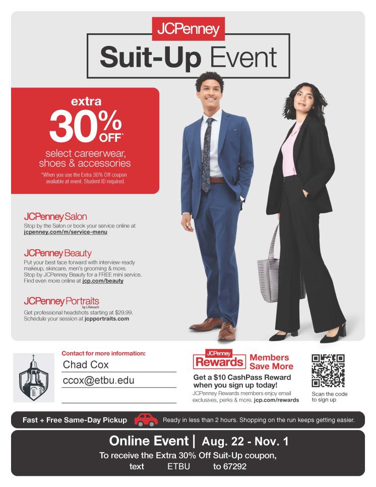 2026 JC Penney Flyer Contact Info Chad Cox