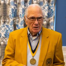 Morris Brock at the Golden Lightkeeper Lunch