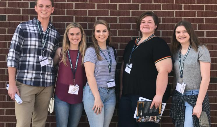 Students enjoying Preview Day on Monday, October 8.