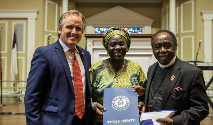 Nigerian Archbishop Kwashi inspires ETBU students to share the Gospel