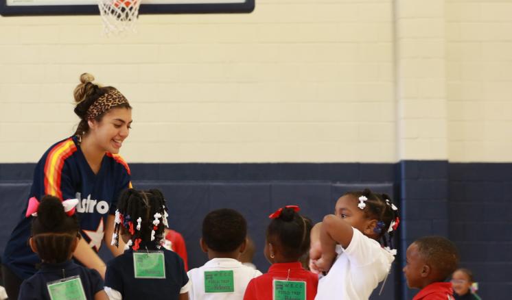 ETBU Kinesiology students host field day for community children 