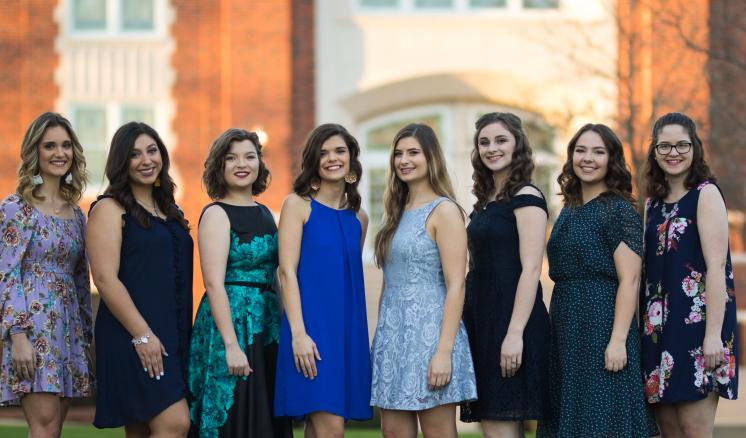 img_4_miss_etbu_2020_contestants ETBU crowns senior Haley Harmening as Miss ETBU 2020