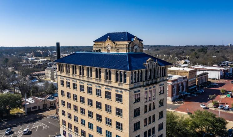 ETBU’s Historic Marshall Grand receives national recognition for historic roof renovation