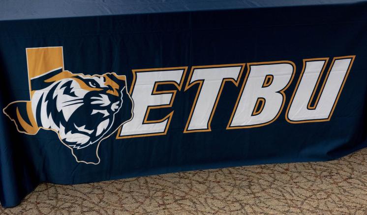 ETBU Texas Tiger Tablecloth