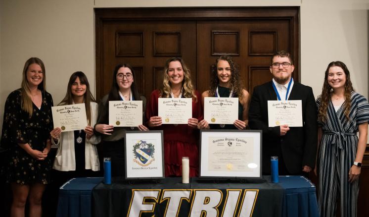 Xi Iota Induction Ceremony Fall 2022