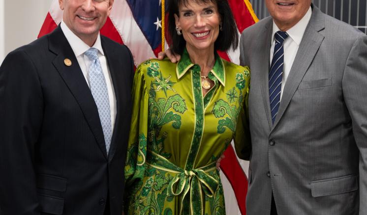 Dr. J Blair and Michelle Blackburn with Joe Manchin 