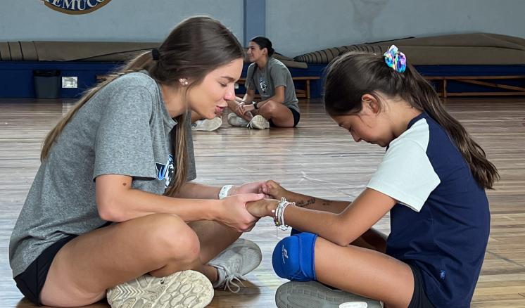 Volleyball Team 2026 Helping Others
