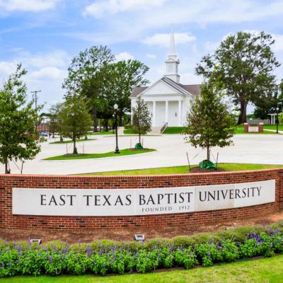 ETBU Entrance by Chapel on the Hill