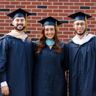 Students at graduation