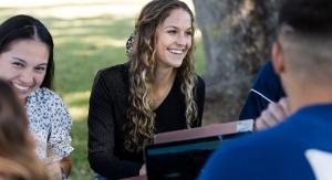 Students studying