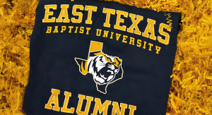 A photo of ETBU's Alumni T-Shirt for 2026