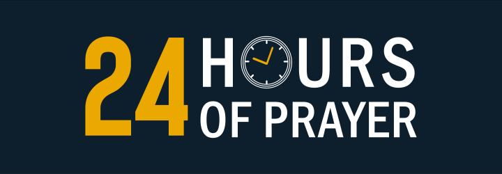 24 Hours of Prayer Event Web Banner