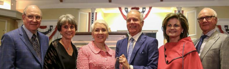 ETBU honors Steve and Penny Carlile at Sam B. Hall, Jr. Lecture Series