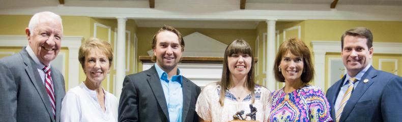 ETBU students receive service awards 2016