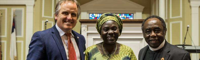 Nigerian Archbishop Kwashi inspires ETBU students to share the Gospel