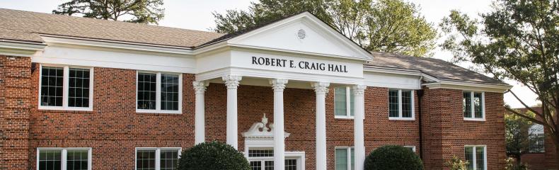 A brick academic building at East Texas Baptist University