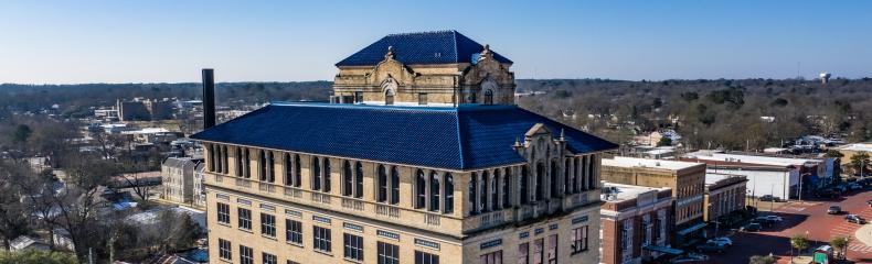 ETBU’s Historic Marshall Grand receives national recognition for historic roof renovation