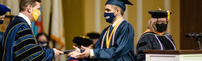 ETBU celebrates Spring 2021 Class at commencement services