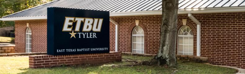 ETBU Tyler sign